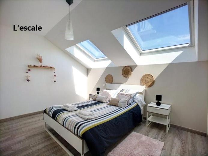 Beau Duplex Et Studio Proche De La Mer Donville-les-Bains Buitenkant foto